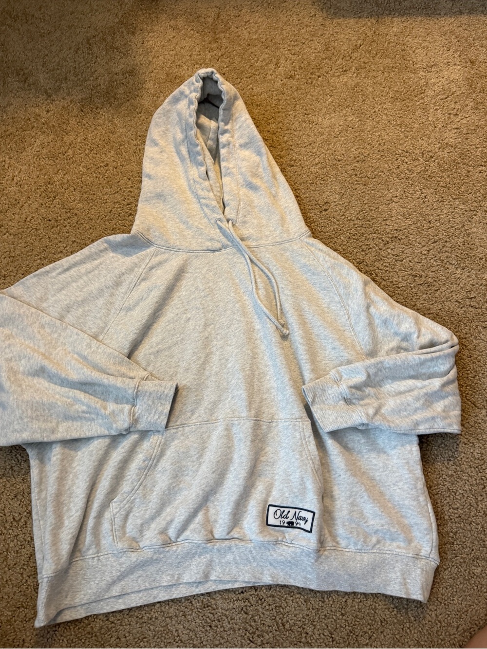 Old Navy Light Gray Women’s Hoodie Pullover